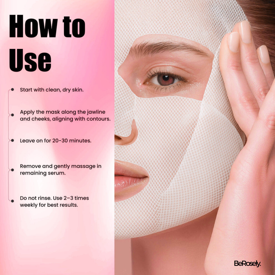 Retinol V-Face Lift Collagen Mask (Pack of 4)