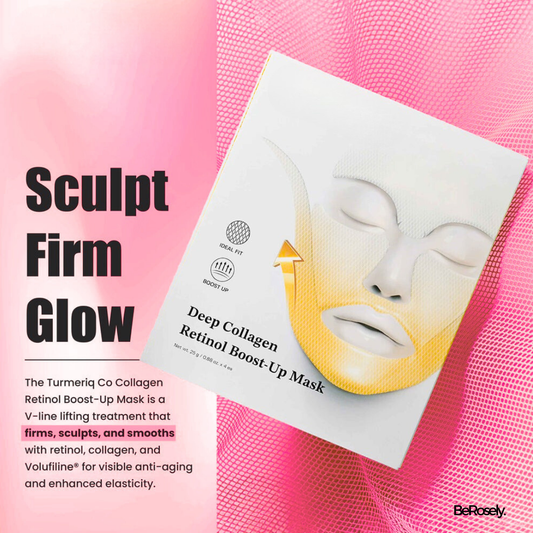 Retinol V-Face Lift Collagen Mask (Pack of 4)